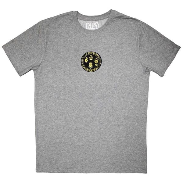 Kiss Unisex Adult Mini Hailing From NYC Logo T-Shirt