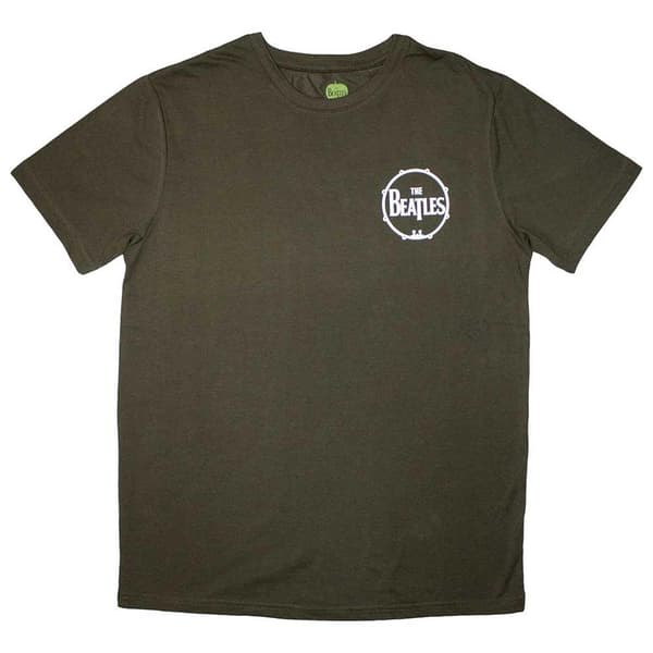 The Beatles Unisex Vuxen Mini Drum Logo T-shirt