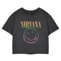 Miniatyrbild 1 av 3: Nirvana T-shirt med regnbågslogga för dam och dam