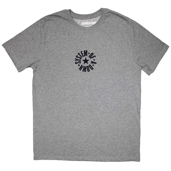 System Of A Down Unisex Adult Mini Circle Logo T-Shirt