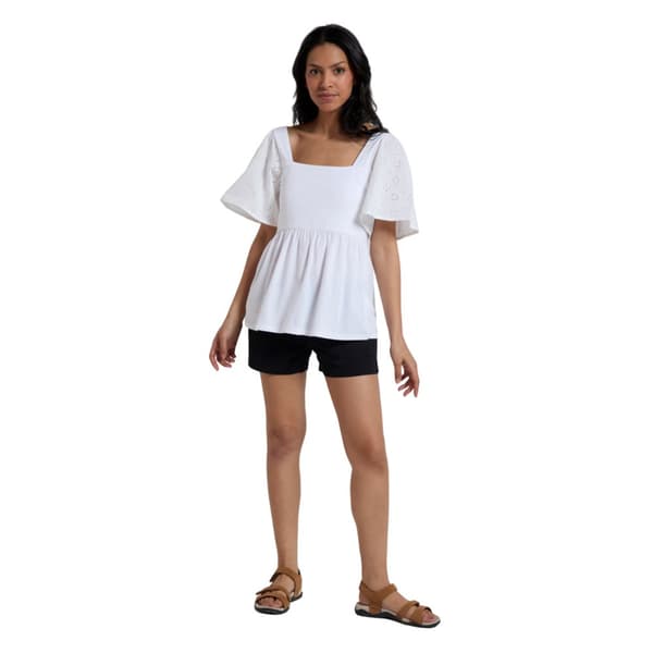 Mountain Warehouse Womens/Ladies Verona Broderie Sleeve Top