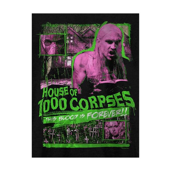Amplified Unisex Vuxen House Of 1000 Corpses This Blood Forever Rob Zombie T-shirt