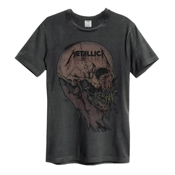 Amplified Unisex vuxen Sad But True Metallica T-Shirt Charcoal S