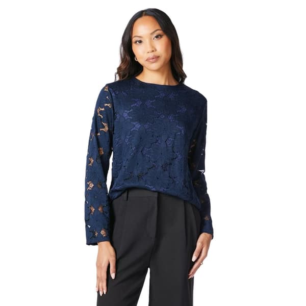 Principles Womens/Ladies Lace Long-Sleeved Top