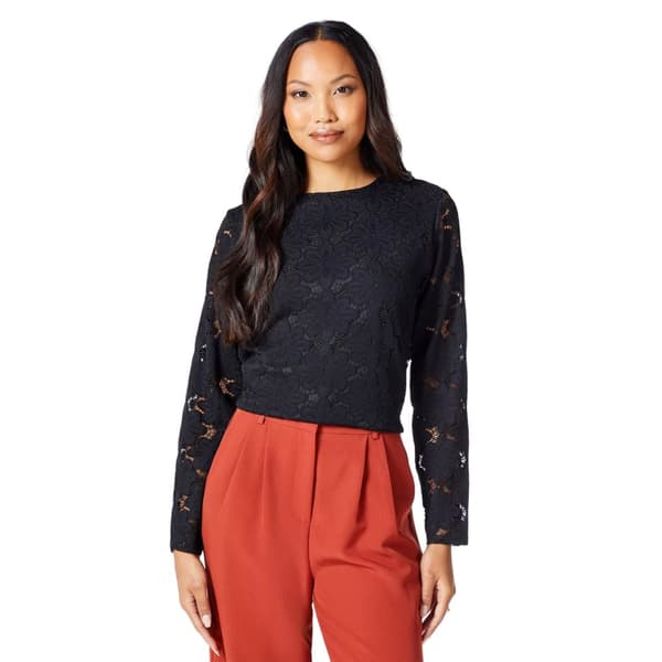Principles Womens/Ladies Lace Long-Sleeved Top