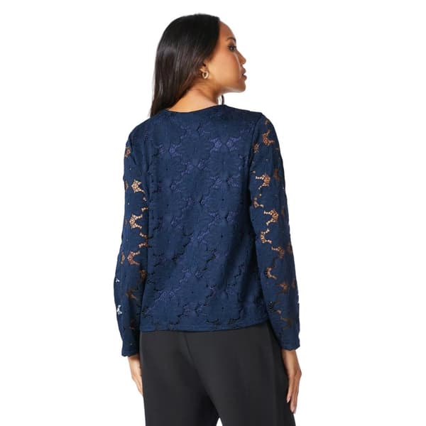 Principles Womens/Ladies Lace Long-Sleeved Top