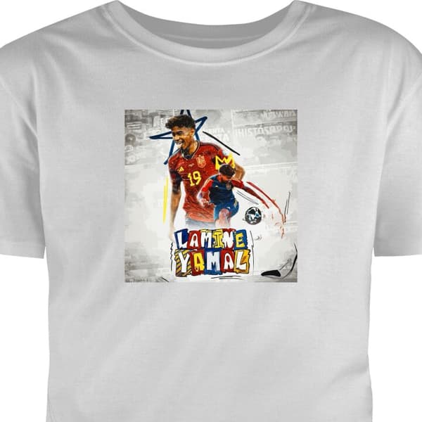 T-shirt til Børn | Klassisk Børne T-shirt Lamine Yamal