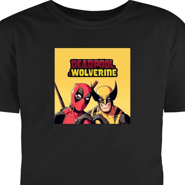 T-skjorte for Barn | Klassisk Barn-T-skjorte Deadpool & Wolver