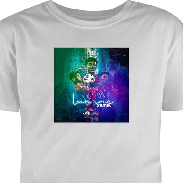 T-shirt til Børn | Klassisk Børne T-shirt Lamine Yamal