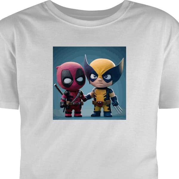 T-shirt för Barn | Klassisk Barn-T-shirt Deadpool & Wolverine