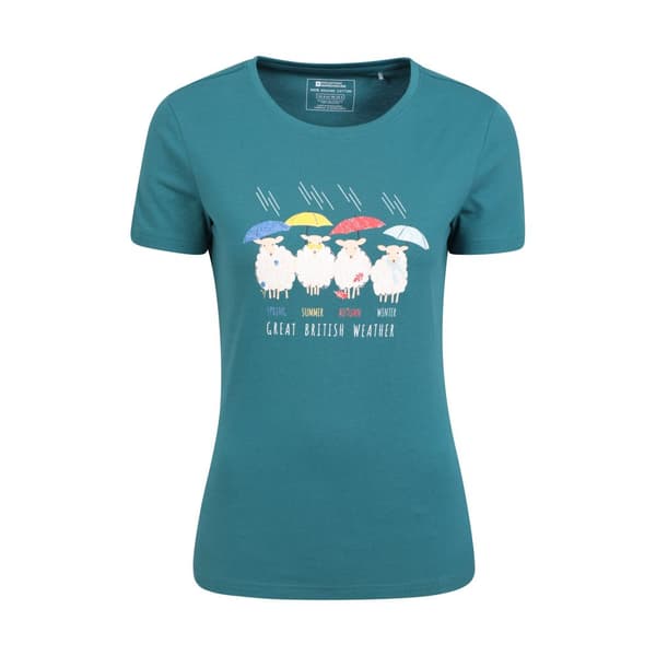 Mountain Warehouse Womens/Ladies Great British Weather T-Shirt
