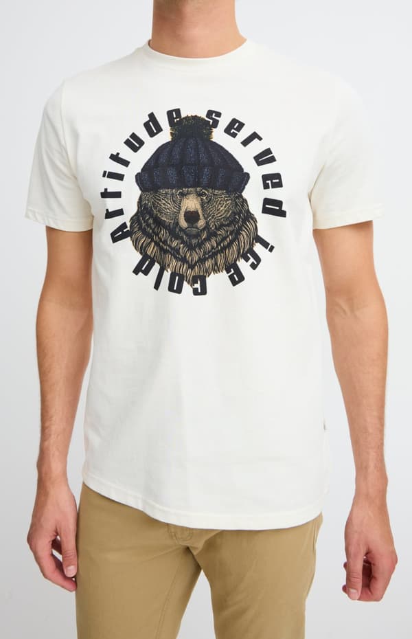 Blend - T-shirt 20717344 Björn med mössa
