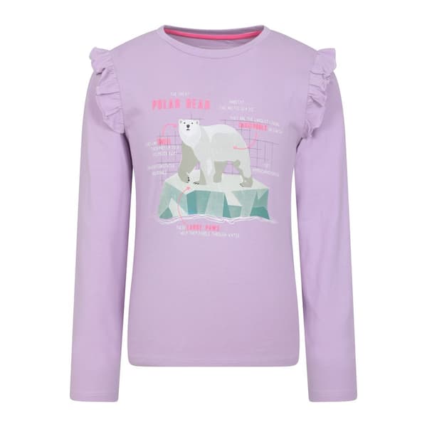 Mountain Warehouse Flickor Polar Bear Långärmad topp