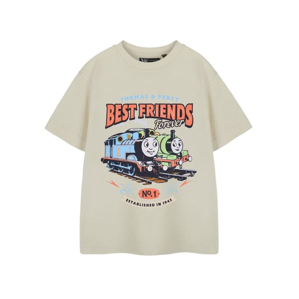 Thomas And Friends Childrens/Kids Best Friend Short-Sleeved T-Shirt Oatmeal 3-4 Years
