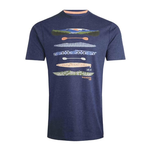 Weird Fish T-shirt med tryck för miljövänliga produkter för män