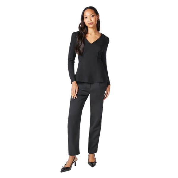 Principles Womens/Ladies Plain Ponte V Neck Top