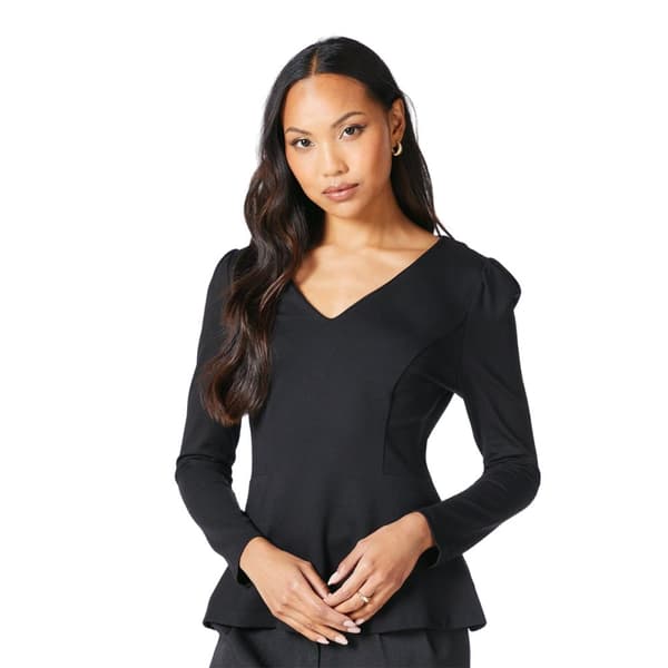 Principles Womens/Ladies Plain Ponte V Neck Top