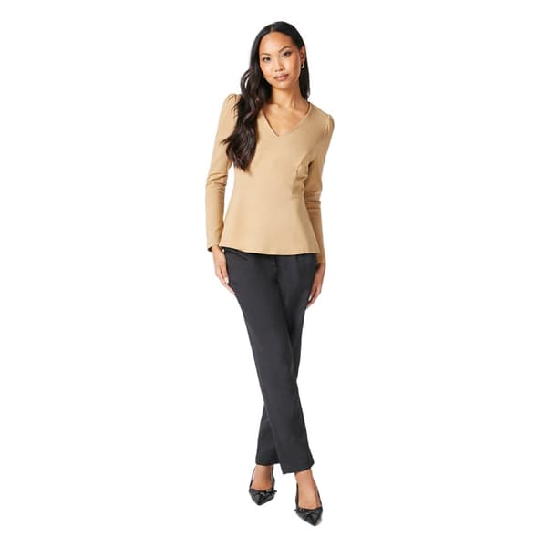 Principles Womens/Ladies Plain Ponte V Neck Top