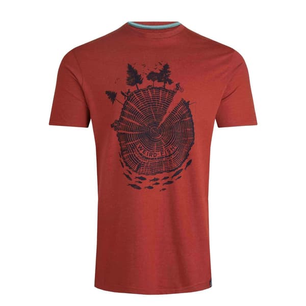 Weird Fish Mens Woodsman Screenprint Eco Friendly T-Shirt
