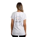 Miniatyrbild 4 av 5: Weird Fish Dam/Ladies Wander T-shirt med grafiskt tryck och slubb