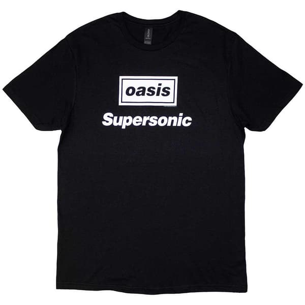 Oasis Unisex Adult Supersonic Title T-Shirt