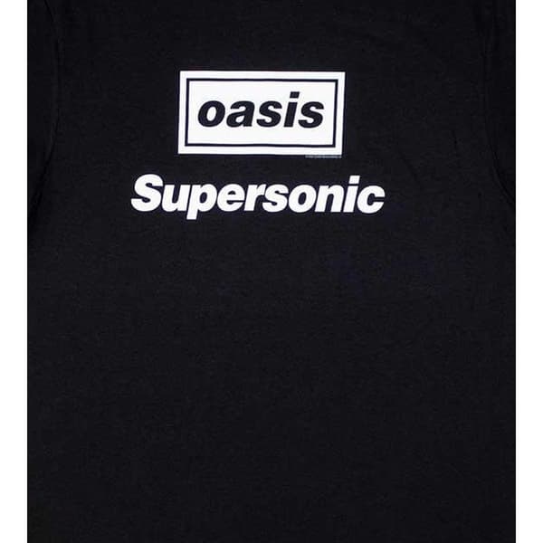 Oasis Unisex Adult Supersonic Title T-Shirt