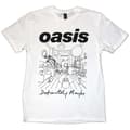 Miniatyrbillede 1 af 2: Oasis Unisex Adult Definitely Maybe Line Drawing T-Shirt