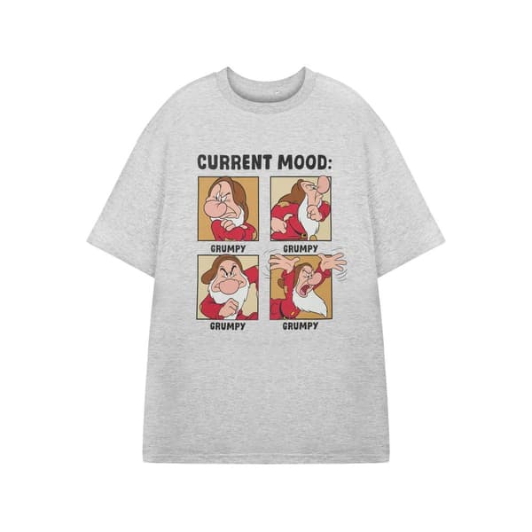 Snow White And The Seven Dwarfs Mens Current Mood T-Shirt