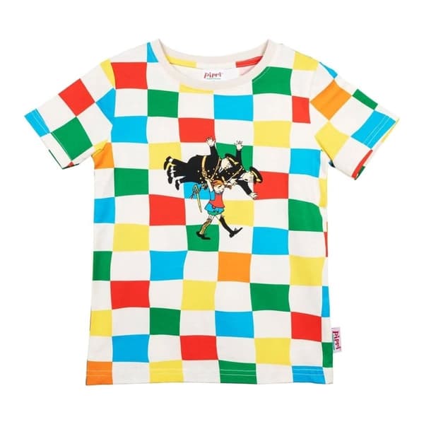 Pippi Langstrømpe Pippi firkantet t-shirt sæt flerfarvet 116