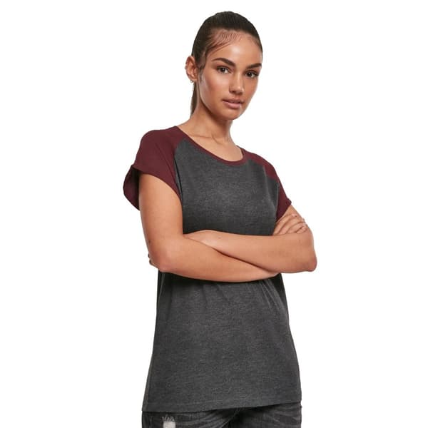 Urban Classics Womens/Ladies Contrast Raglan T-Shirt