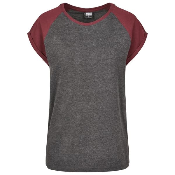 Urban Classics Womens/Ladies Contrast Raglan T-Shirt