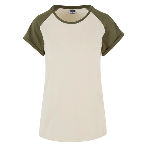 Urban Classics Womens/Ladies Contrast Raglan T-Shirt
