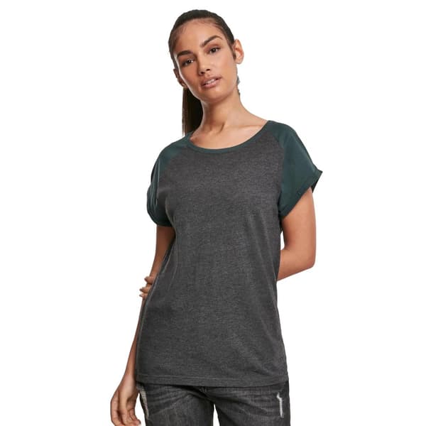 Urban Classics Womens/Ladies Contrast Raglan T-Shirt