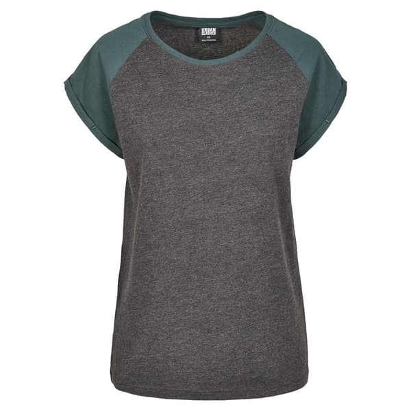 Urban Classics Womens/Ladies Contrast Raglan T-Shirt