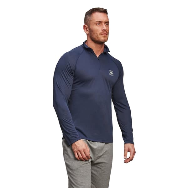 Raging Bull Mens Performance Quarter Zip Long-Sleeved Track Top