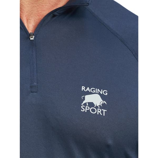 Raging Bull Mens Performance Quarter Zip Long-Sleeved Track Top
