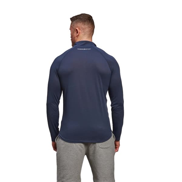 Raging Bull Mens Performance Quarter Zip Long-Sleeved Track Top