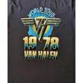 Miniatyrbillede 2 af 2: Van Halen Unisex World Tour ´78 T-shirt til voksne