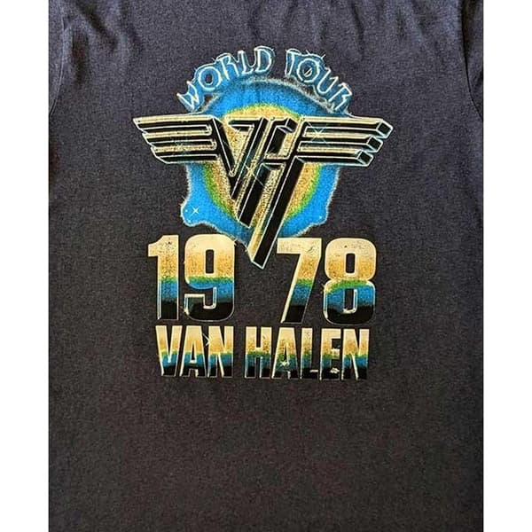 Van Halen Unisex World Tour ´78 T-shirt til voksne