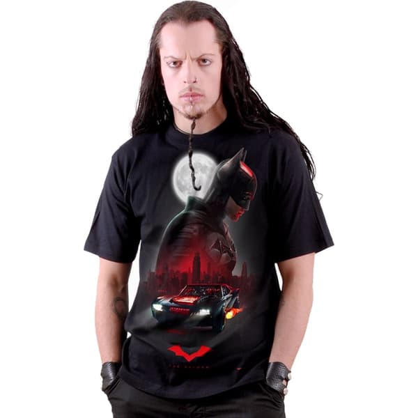 Batman Unisex Adult Batmobile Short-Sleeved T-Shirt