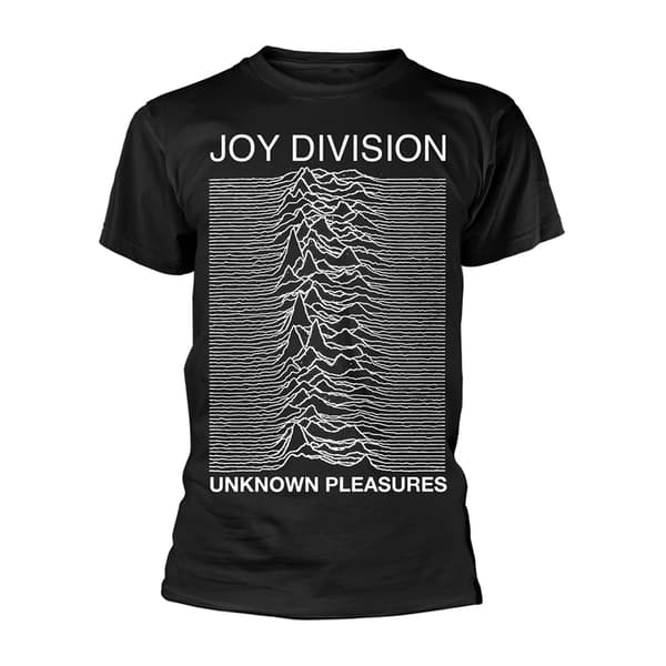 JOY DIVISION - T-SHIRT, UNKNOWN PLEASURES (BLACK) L