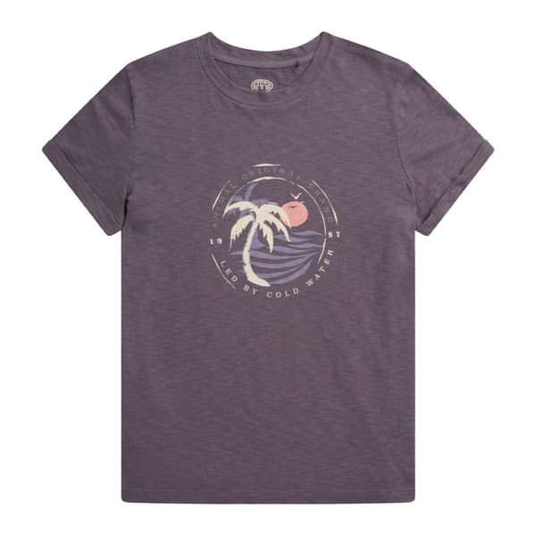 Animal Ava Organic Stickad T-shirt, dam/dam