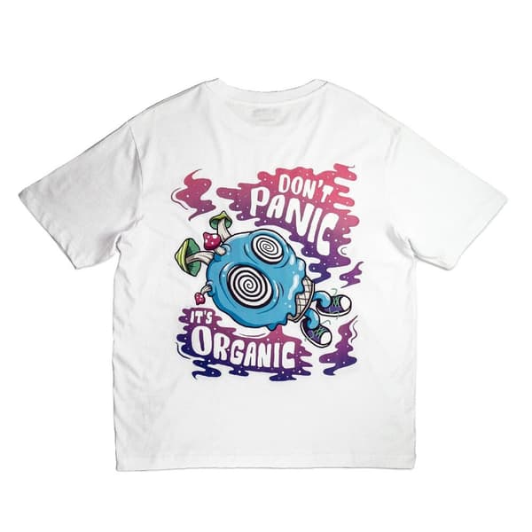 Creepy Creams Organisk T-shirt med ryggtryck för vuxna, unisex