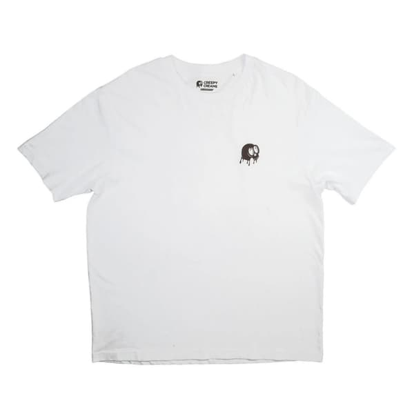 Creepy Creams Organisk T-shirt med ryggtryck för vuxna, unisex