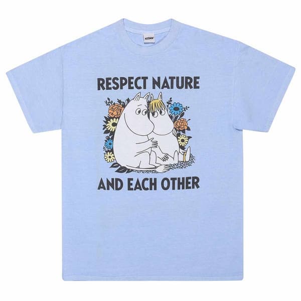 Moomin Unisex Adult Respect Nature T-Shirt