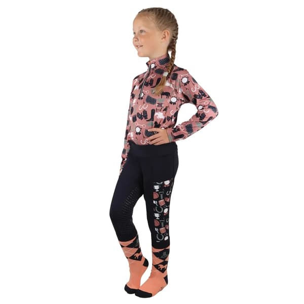 Little Rider Girls Pony Passion Base Layer Top