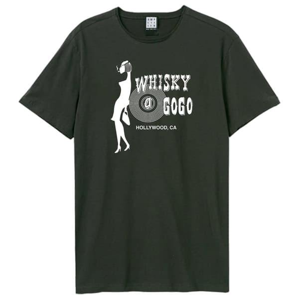 Amplified Unisex Vuxen Smokin´ Whisky A Go Go T-shirt