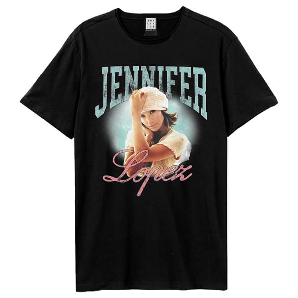 Amplified Unisex Adult Jennifer Lopez T-Shirt