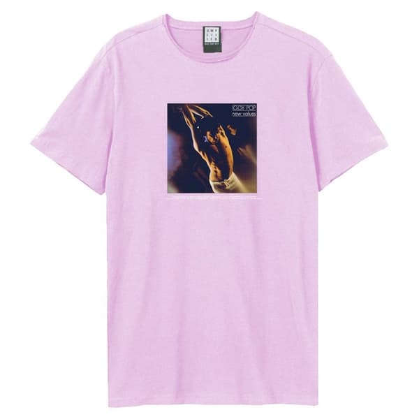 Amplified Unisex Vuxen New Values Iggy Pop T-shirt med ryggtryck