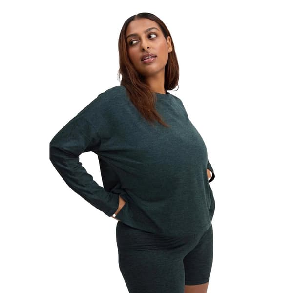 Girlfriend Collective Womens/Ladies Reset Fitted Long-Sleeved T-Shirt